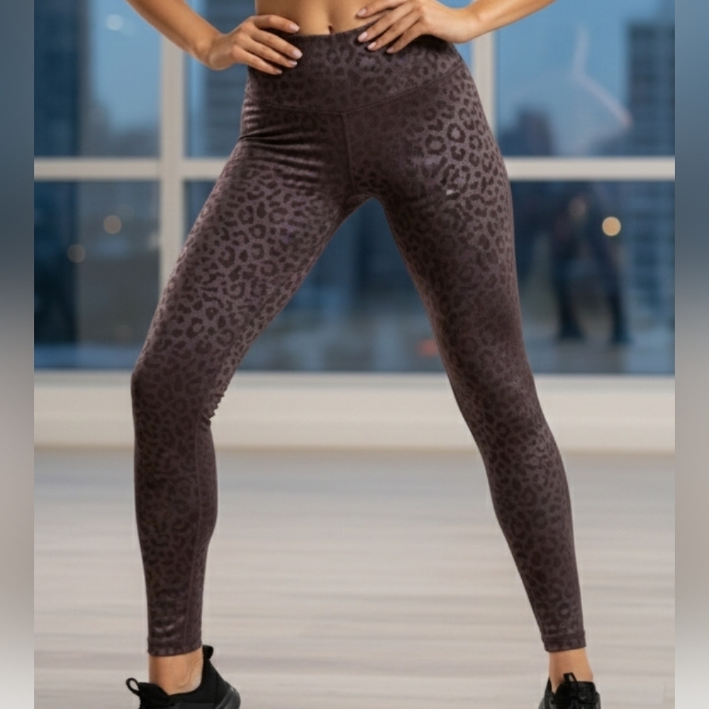 ZYIA Brown Patterned Leggings
